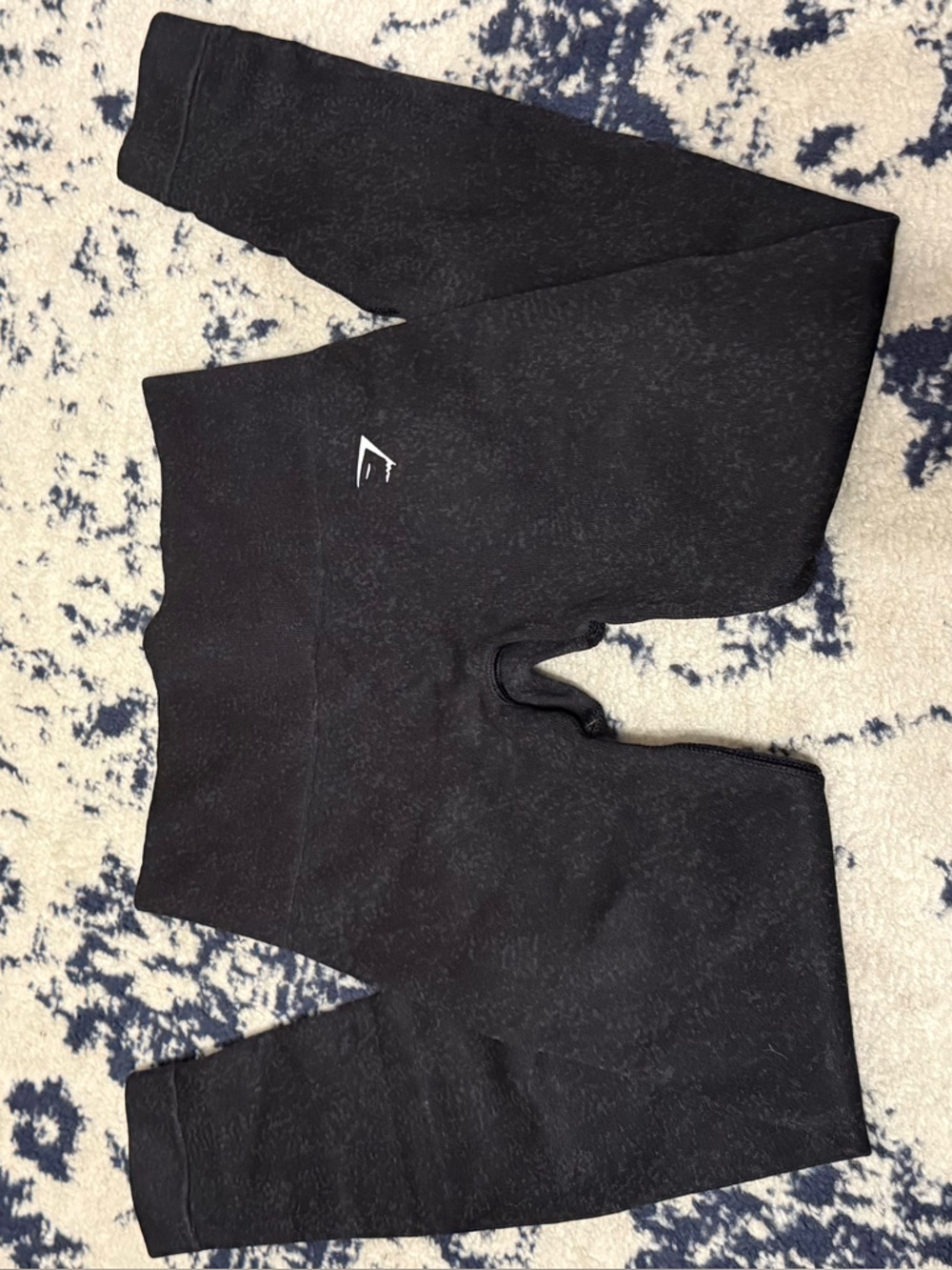 3 pairs Gymshark Adapt Fleck black/grey seamless high waisted leggings (size XS)